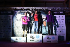 Podium fémini Menestrail 2015